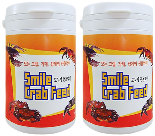 아이사이언스에듀 스마일크랩피드 100g 2개 갑각류 도둑게 소라게 사료