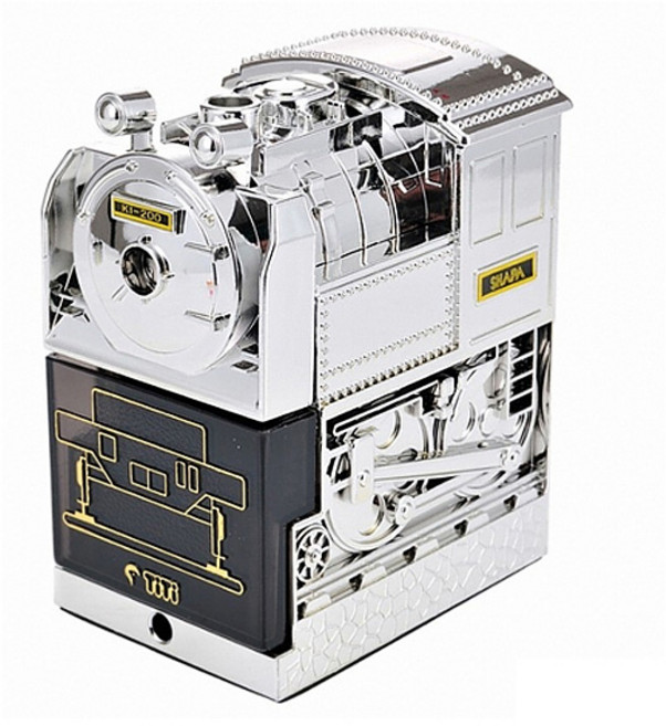 티티 하이샤파 KI200 기차모양 연필깎이, 2개, 실버