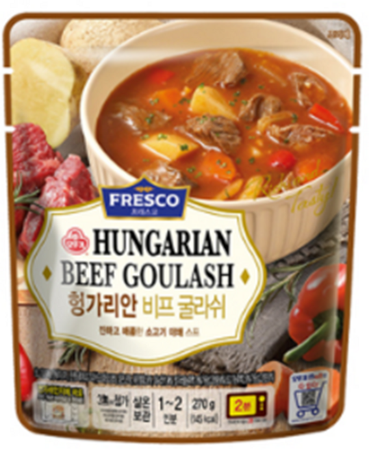 오뚜기 헝가리안 비프 굴라쉬, 270g, 3개