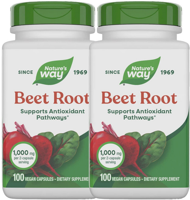 네이쳐스웨이 비트 루트 500mg 베지테리안 캡슐, 100정, 2개