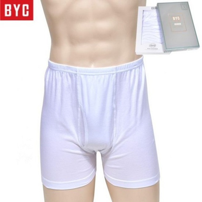 위생적인 남성 순면 BYC 백색 그랜드 드로즈