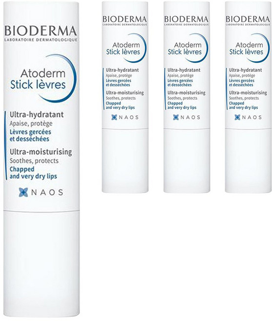 바이오더마 아토덤 립스틱, 4개, 4g