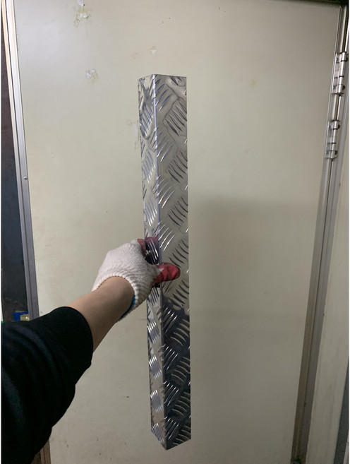 알미늄체크판 1.6-4.5T 절곡 40x40x1000(mm), 알미늄 체크판 1.6T, 1개