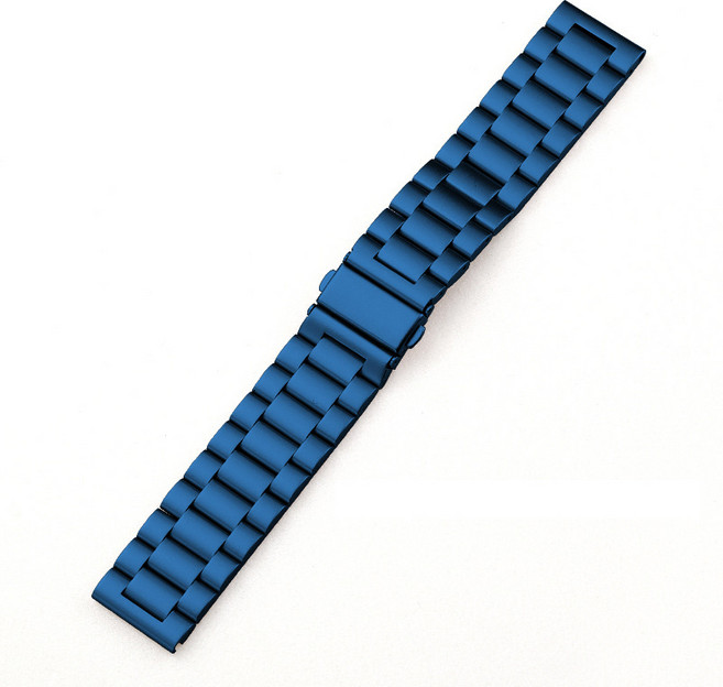 포유 애플워치 스트랩 마그네틱 풀 메탈 시계줄 밴드, 애플워치 풀메탈 스트랩, 38/40/41mm 공용, 블루