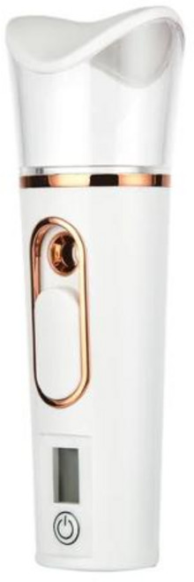 휴대용 나노 미스트기 얼굴 가습기 고압주입식 수분공급기 안개분사 피부 관리 홈케어 페이셜 스프레이 충전식 분무기 페이스 보습 미용 스킨 케어 도구, 아이보리, 없음, 1개