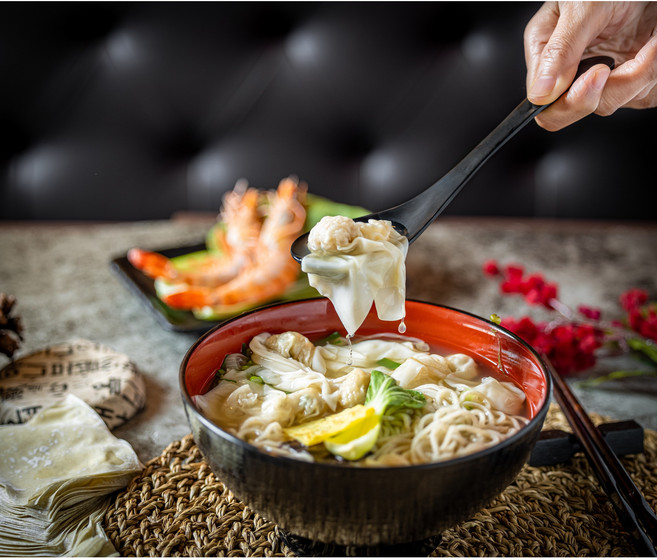 18번완당집 홍새우완탕면 (2인분), 440g, 1개