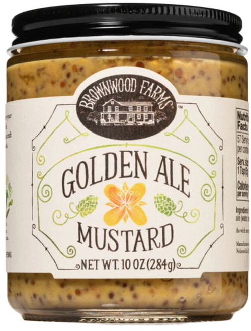 브라운우드 284gx2개골든 에일 머스타드, 2개, 284g