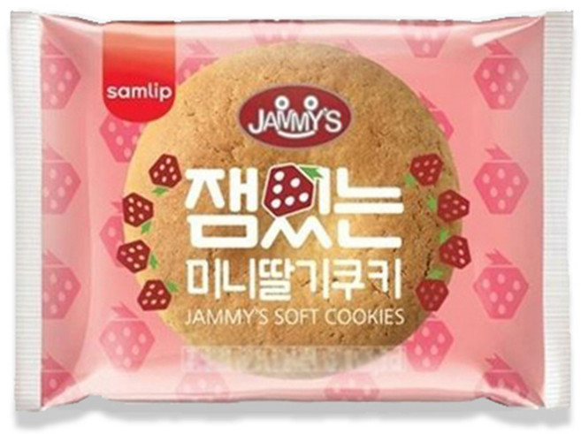 삼립 잼있는 미니딸기쿠키, 16g, 80개