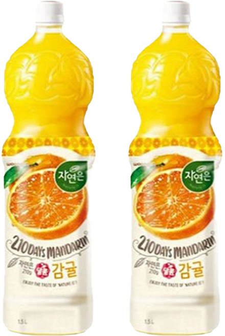 자연은 감귤, 1.5L, 2개