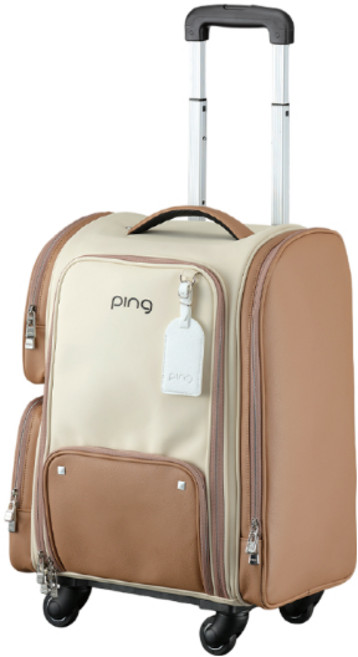 핑 W 롤링 EV 보스턴백 바퀴형 삼양인터내셔날정품 2026년, 브라운(BROWN)