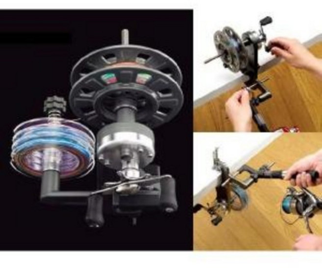 제일정공 리사이클 DS FULL 낚시줄감기 전동릴줄감기, 그레이-331324, 1개