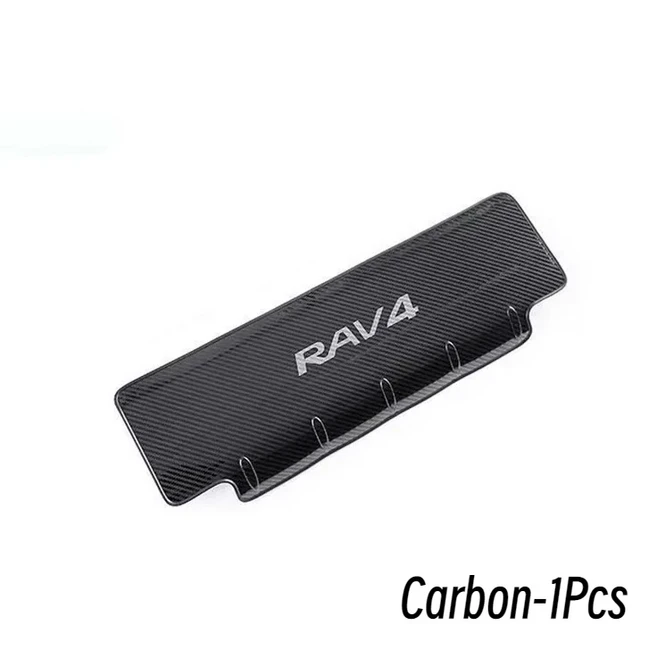 도요타Toyota RAV4 2019 2020 2021 2022 2023 2024 2025 RAV 4 XA50 뒷좌석 안티 킥 패드 플레이트 패널 수, 02 Carbon-1Pcs, 토요타