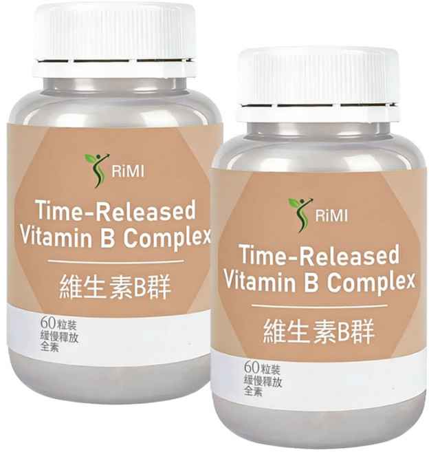 RiMi 維生素B群 緩慢釋放, 2個, 60顆