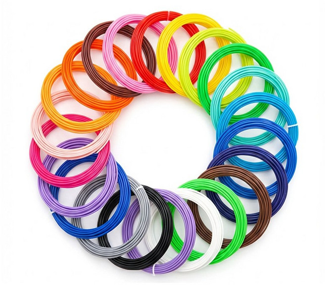 3D프린터 3D펜 필라멘트 PLA 1.75mm 5m X 30색, 단품, 단품