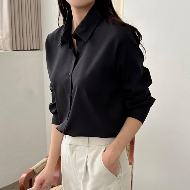 루나제이 여성 블라우스 구김없는 여자 셔츠 링클프리 14가지 컬러