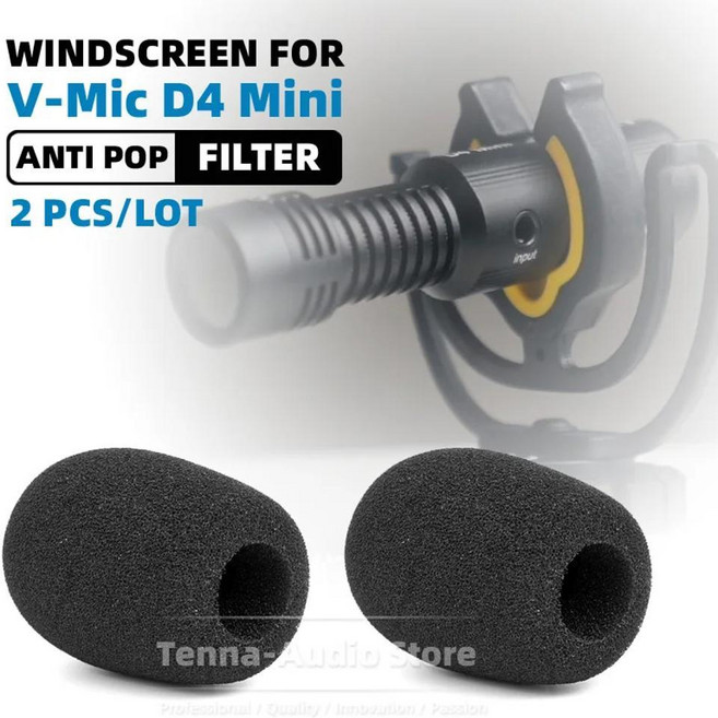 방풍 팝 필터 실드 폼 미니 마이크 윈드 스크린 스폰지 녹음 카메라, 선택: 기본, 1개