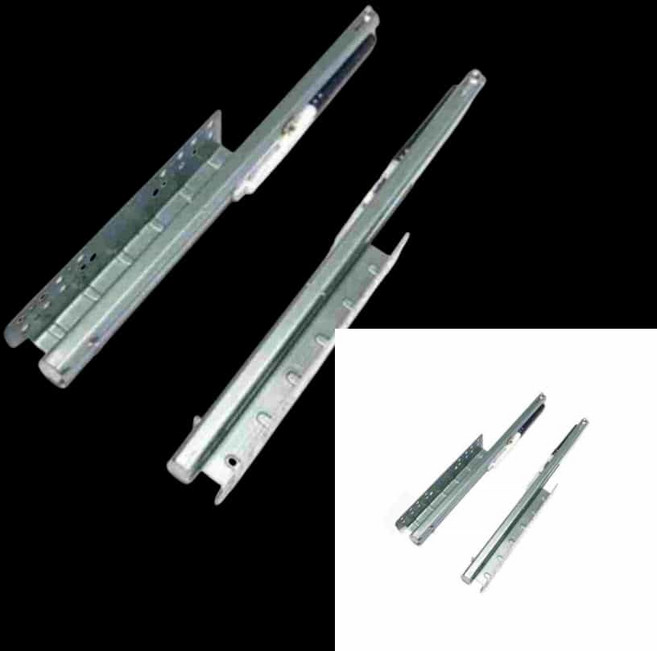 3단 댐퍼 언더레일 250 가구레일 서랍장레일 도어레일 서랍레일, 레일-언더레일(3단댐퍼/아이렉스)250(도매)