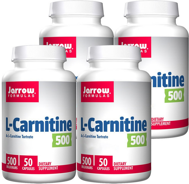 Jarrow FORMULAS 賈羅公式 左旋肉鹼膠囊 500mg, 4罐, 100顆