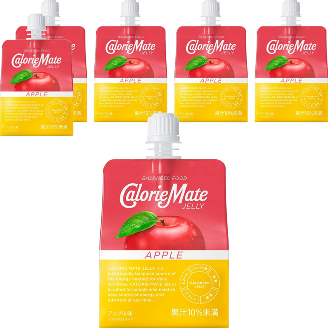 CalorieMate Balance 食物果凍 蘋果口味, 6個, 215g