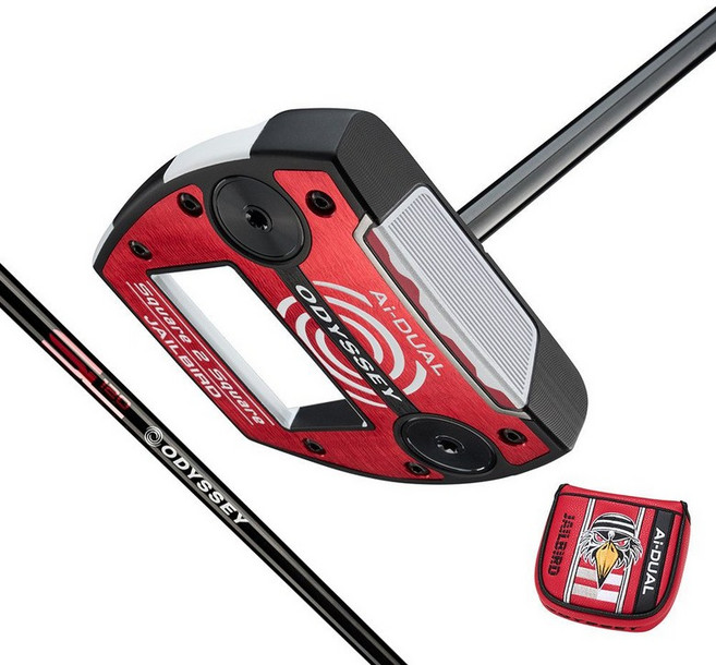 캘러웨이 오디세이 ODYSSEY 남성 Square 2 AiDUAL JAILBIRD 퍼터 로프트 5도 STROKE LAB 120 BLACK 280364, 34.0