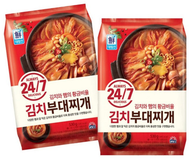 대림 놀부 김치부대찌개 530g 5개