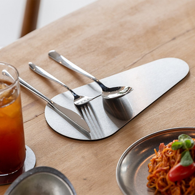 라인하임 디너 커트러리 코스터 받침대, 2개, 물방울