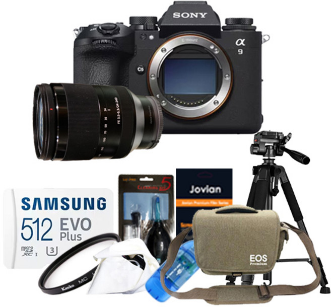 소니 A9 III+24-240mm F3.5-6.3 OSS+메모리포함 8종 악세사리 패키지/컬스, 512G