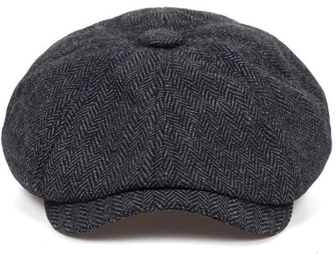 Cos-lume 유럽과 미국의 팔각 모자 남성 야구 모자 남성 복고풍 캐주얼 베레모 남녀 화가 모자 영국 신문 배달원 모자