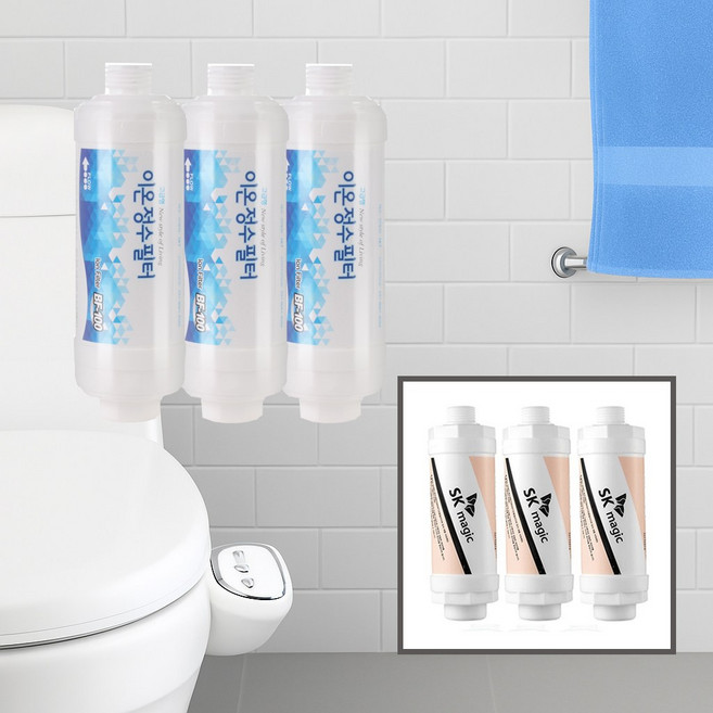 생활건강 SK매직비데 ETCBID-6000MF 호환 이온정수 비데필터 X 3개, SK매직(호환)필터BF-100