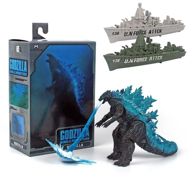 NECA 고질라 액션 피규어 2019 영화 버전 네카 블루 16cm 고질라, 1개 - 쿠팡