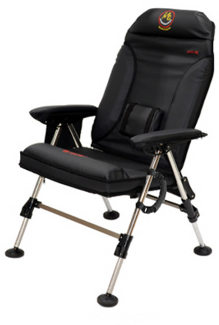 섬의자 프리미엄 블랙 낚시의자 빅사이즈 민물 낚시 의자 + 손잡이 포함, 1개