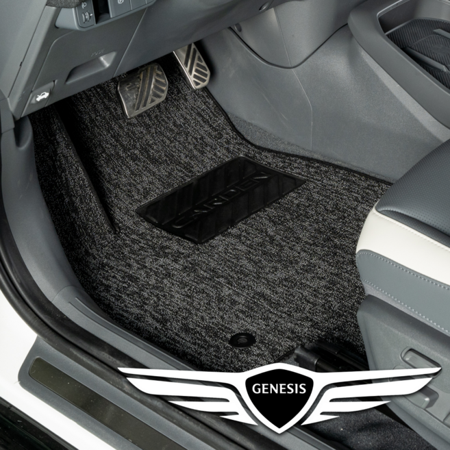 카든 원핏매트 슬림코일매트 1+2열 제네시스, 그레이, G80 3세대 페리 2024.01~