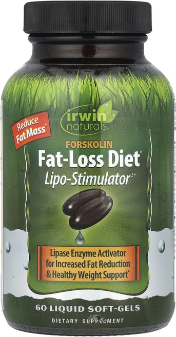 Irwin Naturals 포스콜린 지방-손실 다이어트 60 액상 소프트 젤, IrwinNaturals포스콜린지방손실다이어트60액상소, 1개 - 쿠팡