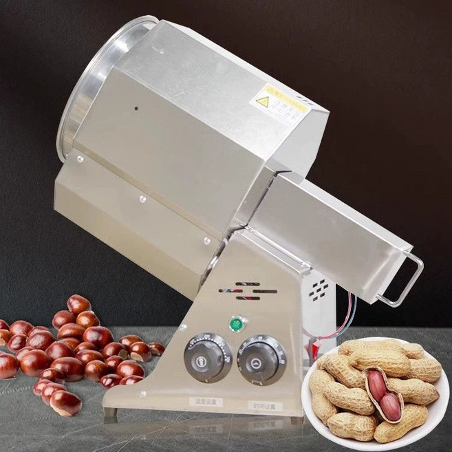 땅콩 볶음기 가정용 로스팅 소형 전기 회전식 자동 커피 원두 견과류 토스터, 소형 전기 가열, 기본 모델명/품번