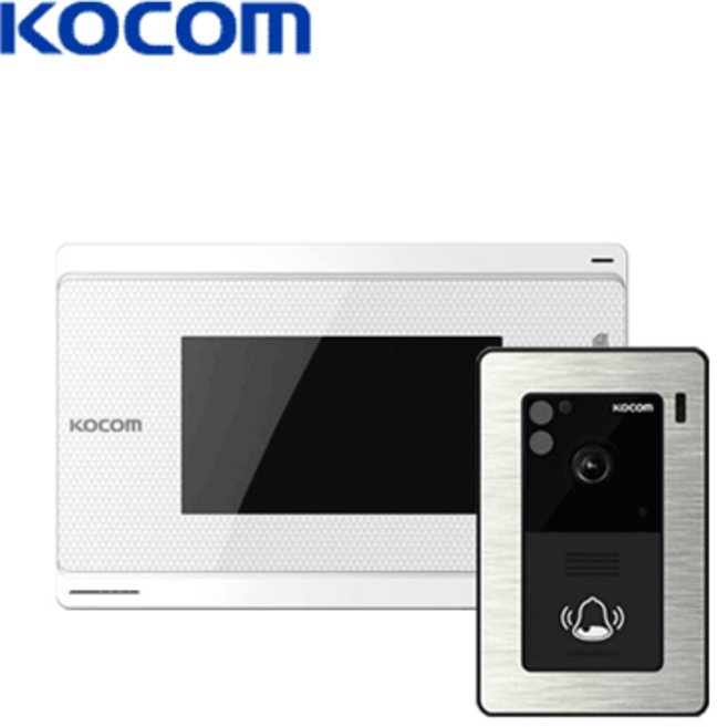 코콤 K6B VP-70C+KC-94 7인치 디지털 비디오폰 현관카메라 패키지 (화이트)