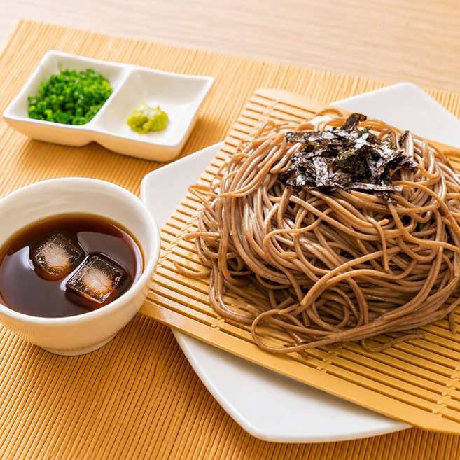 [여름한정] HACCP 메밀소바 (생면 +소스) 생 메밀면 냉모밀 메밀막국수 6인분, 1개, 1kg