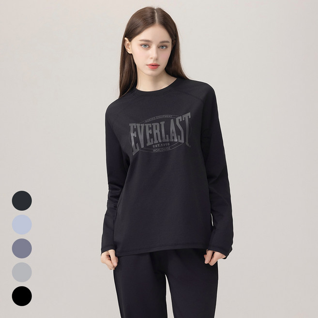 에버라스트 여성 맨투맨 티셔츠 나그랑 9부 긴팔티