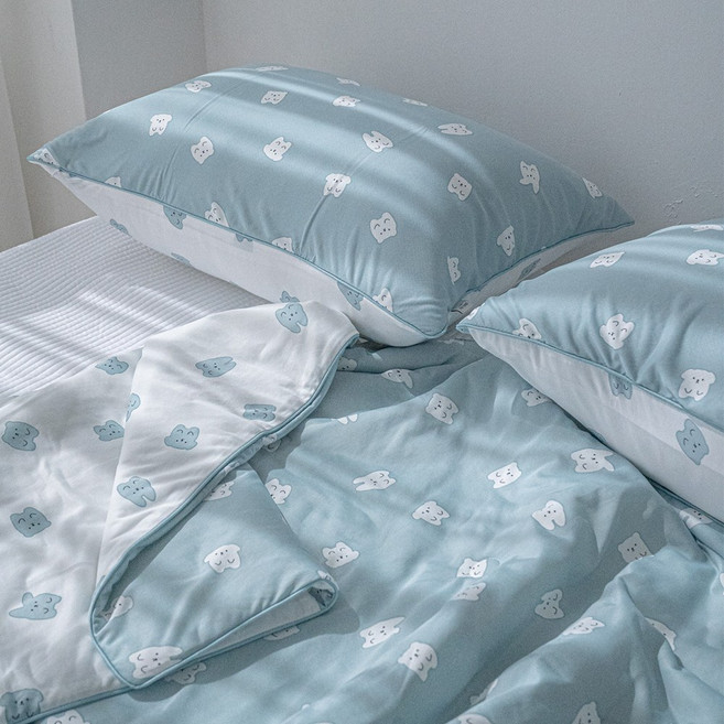 냉감 여름 이불 강아지