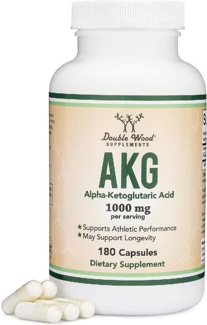 더블우드서플리먼트 AKG 1000 아르기닌 프리워크아웃 부스터 180캡슐, 1개, 180정 - 쿠팡