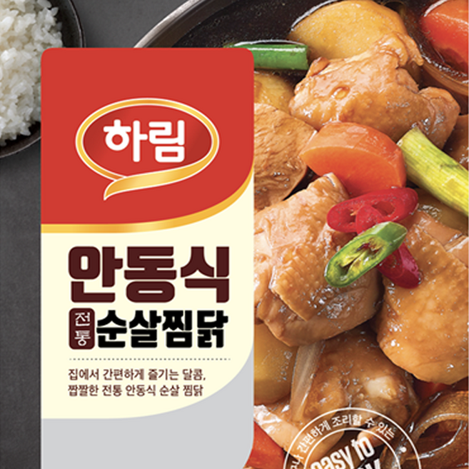 하림-안동식 전통 순살찜닭300g, 300g, 1개