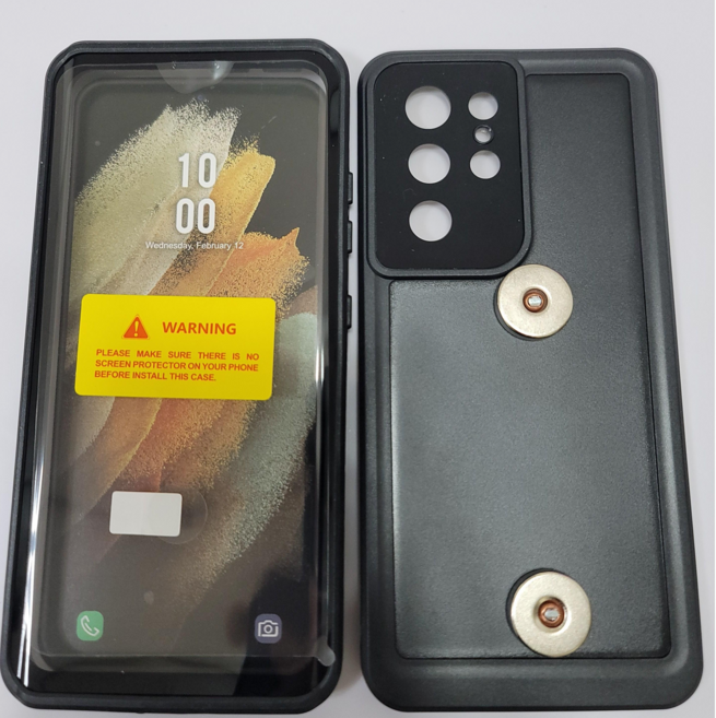 동대문띵동 s21 s21+ s21울트라 자석 방수케이스 배달대행거치대필수품이죠(블랙), S21(블랙), 블랙