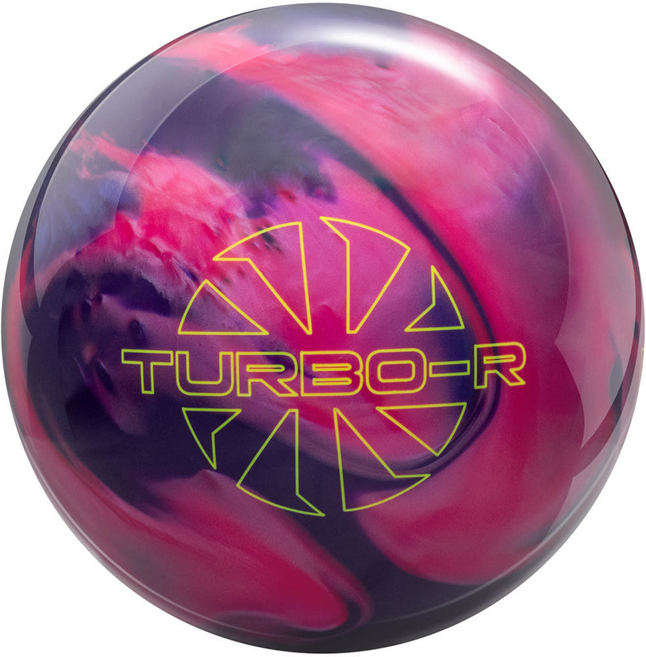 터보R 볼링공 소프트볼 훅볼 엔트리, 1개, 핑크/퍼플