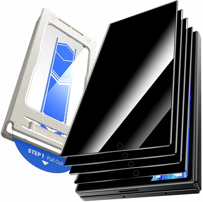 hoerrye 지문방지 휴대폰 액정보호필름 갤럭시 Z폴드7 적용+가이드툴 4p, 1세트