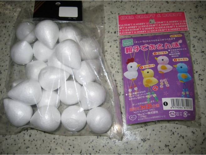 스치로폼/물방울/1봉지50개, 50개