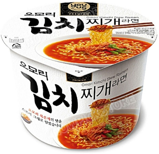 팔도 오모리 김치찌개라면 큰컵 150g, 16개