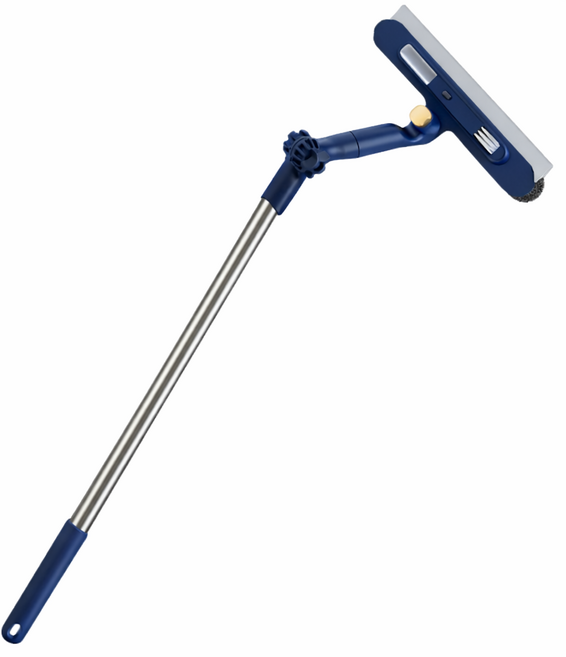 리닉스 각도조절 유리창 청소도구 밀대, 네이비, 1개