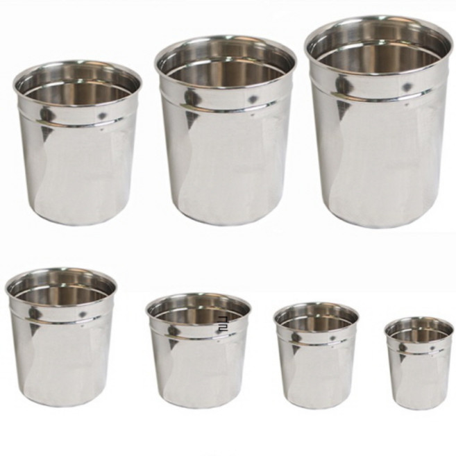 스텐 소스통 뼈통 BMP 양념통 휴지통 업소용 식당용, BMP(본체)7호, 1개