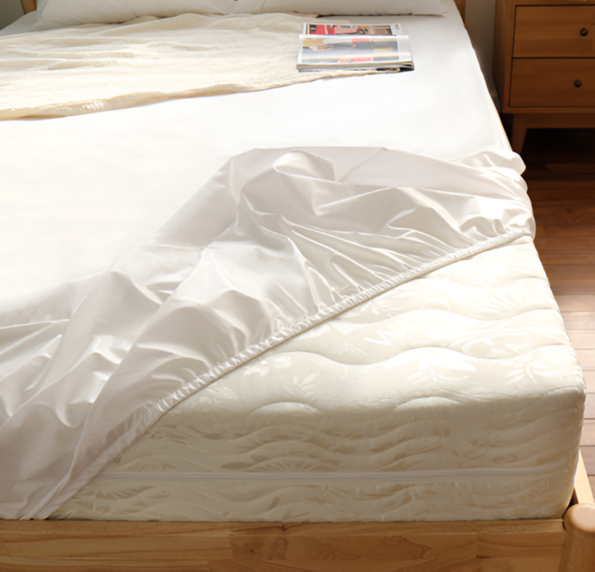 라이브엣지 퓨어방수 매트리스 커버 화이트 밴드형, SK(190X200)