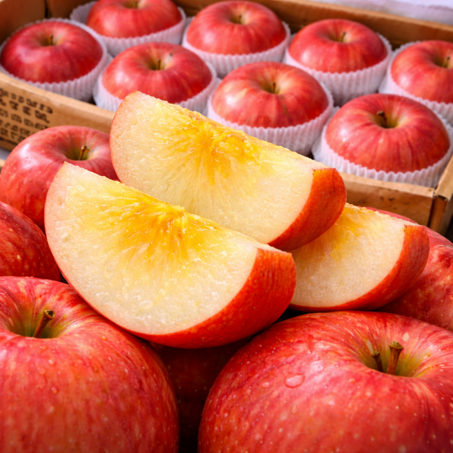 [오늘만 60%할인] 예산 꿀터지는 달달콰삭 햇 부사 사과 10KG 특대과, 1박스