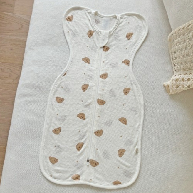 아이숲 신생아용 퍼피 모달 메쉬 스와들 속싸개